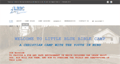 Desktop Screenshot of littlebluebiblecamp.org