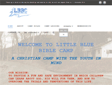 Tablet Screenshot of littlebluebiblecamp.org